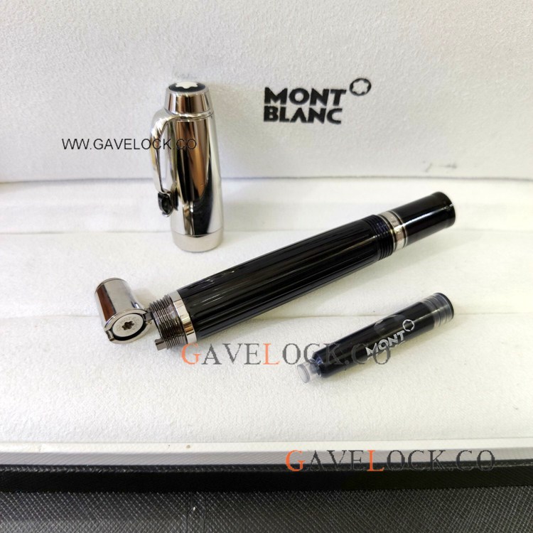 Luxury Boheme Retractable Fountain Pen Silver Cap - Mont Blanc Fake Pens Luxury Boheme Retractable Fountain Pen Silver Cap - Mont Blanc Fake Pens